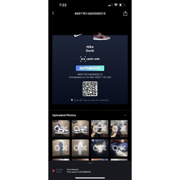 Nike Dunk High Villanova Men Size 11.5 309432 141 Midnight Navy White Shoes - Picture 2 of 15